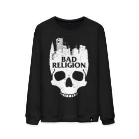 Мужской свитшот хлопок с принтом Bad Religion в Новосибирске, 100% хлопок |  | bad religion | hardcore | punk | группы | музыка | панк | панк рок | рок