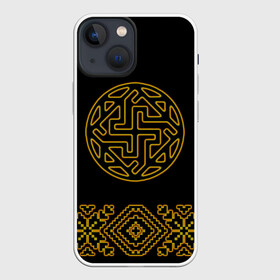 Чехол для iPhone 13 mini с принтом символ валькирии в Новосибирске,  |  | ethnic | folk | runes | slav | валькирия | руны | русь | славяне | фолк | фольклор | этника | этно | язычество