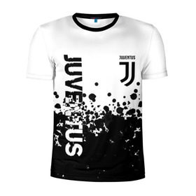 Мужская футболка 3D спортивная с принтом Juventus в Новосибирске, 100% полиэстер с улучшенными характеристиками | приталенный силуэт, круглая горловина, широкие плечи, сужается к линии бедра | 