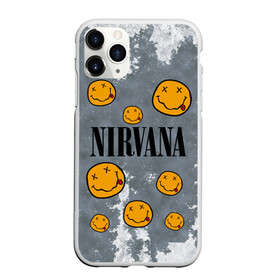 Чехол для iPhone 11 Pro матовый с принтом NIRVANA в Новосибирске, Силикон |  | nirvana | альтернативный рок | гранж | группа | курт кобейн | логотип нирвана | музыка | нирвана | песни | рок