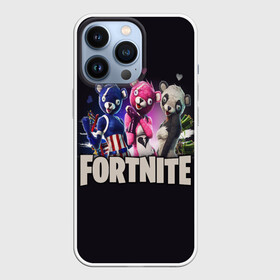 Чехол для iPhone 13 Pro с принтом Fortnite в Новосибирске,  |  | Тематика изображения на принте: fortnite | save | the | world | битва | борьба | зомби | королевская | оружие | скины | стратегия | фортнайт