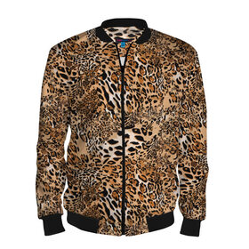Мужской бомбер 3D с принтом Леопард в Новосибирске, 100% полиэстер | застегивается на молнию, по бокам два кармана без застежек, по низу бомбера и на воротнике - эластичная резинка | Тематика изображения на принте: camouflage | cat | disguise | fashion | illustration | jungle | leopard | predator | skin | spots | style | wild | youth | графика | джунгли | дикий | иллюстрация | камуфляж | картинка | кошка | леопард | маскировка | мода | молодежная | пятна | рисунок |