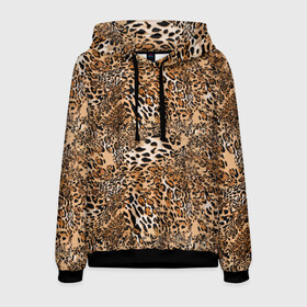 Мужская толстовка 3D с принтом Леопард в Новосибирске, 100% полиэстер | двухслойный капюшон со шнурком для регулировки, мягкие манжеты на рукавах и по низу толстовки, спереди карман-кенгуру с мягким внутренним слоем. | camouflage | cat | disguise | fashion | illustration | jungle | leopard | predator | skin | spots | style | wild | youth | графика | джунгли | дикий | иллюстрация | камуфляж | картинка | кошка | леопард | маскировка | мода | молодежная | пятна | рисунок |