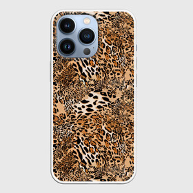 Чехол для iPhone 13 Pro с принтом Леопард в Новосибирске,  |  | camouflage | cat | disguise | fashion | illustration | jungle | leopard | predator | skin | spots | style | wild | youth | графика | джунгли | дикий | иллюстрация | камуфляж | картинка | кошка | леопард | маскировка | мода | молодежная | пятна | рисунок |