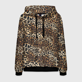 Мужская толстовка 3D с принтом Леопард в Новосибирске, 100% полиэстер | двухслойный капюшон со шнурком для регулировки, мягкие манжеты на рукавах и по низу толстовки, спереди карман-кенгуру с мягким внутренним слоем. | camouflage | cat | disguise | fashion | illustration | jungle | leopard | predator | skin | spots | style | wild | youth | графика | джунгли | дикий | иллюстрация | камуфляж | картинка | кошка | леопард | маскировка | мода | молодежная | пятна | рисунок |