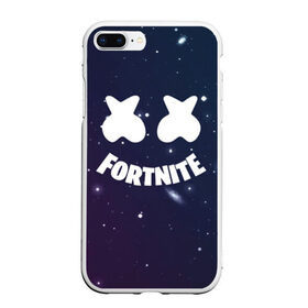 Чехол для iPhone 7Plus/8 Plus матовый с принтом FORTNITE - MARSHMELLO в Новосибирске, Силикон | Область печати: задняя сторона чехла, без боковых панелей | battle | fort | fortnite | marsh | marshmallow | marshmello | marshmelo | mello | nite | royale | игра | маршмеллов | маршмеллоу | маршмеллу | маршмело | маршмелов | маршмелоу | фортнайт