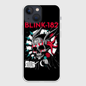 Чехол для iPhone 13 mini с принтом Blink 182 в Новосибирске,  |  | punk | группы | кролик | музыка | панк