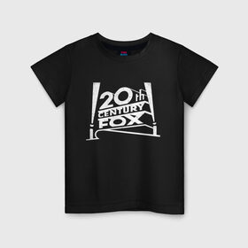 Детская футболка хлопок с принтом 20th Century Fox_2 в Новосибирске, 100% хлопок | круглый вырез горловины, полуприлегающий силуэт, длина до линии бедер | 20 век фокс | 20th century fox | киностудия