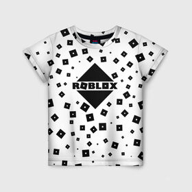 Детская футболка 3D с принтом ROBLOX в Новосибирске, 100% гипоаллергенный полиэфир | прямой крой, круглый вырез горловины, длина до линии бедер, чуть спущенное плечо, ткань немного тянется | roblox | roblox com | roblox gaming | roblox simulator | роблокс | роблокс roblox.