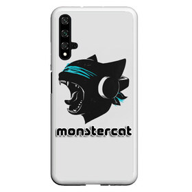 Чехол для Honor 20 с принтом Monstercat в Новосибирске, Силикон | Область печати: задняя сторона чехла, без боковых панелей | monstercat | клуб | клубная музыка | кот | котенок | кошка | лейбл | монстар | монстар кет | монстер | музыка | танцевальная музыка | электронная | электронная музыка