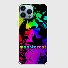 Чехол для iPhone 13 Pro Max с принтом Monstercat в Новосибирске,  |  | monstercat | клуб | клубная музыка | кот | котенок | кошка | лейбл | монстар | монстар кет | монстер | музыка | танцевальная музыка | электронная | электронная музыка