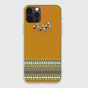 Чехол для iPhone 12 Pro Max с принтом индейское национальное платье в Новосибирске, Силикон |  | ethno | indians | native american | ttibal | америка | индейцы | трибал | узор. орнамент | этника