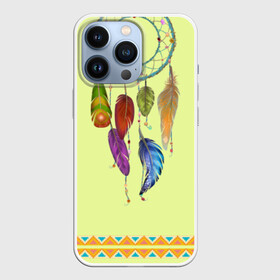 Чехол для iPhone 13 Pro с принтом индейское платье в Новосибирске,  |  | Тематика изображения на принте: ethno | indians | native american | ttibal | америка | индейцы | ловец снов | перья | трибал | узор. орнамент | этника