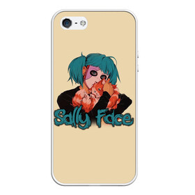 Чехол для iPhone 5/5S матовый с принтом Sally Face в Новосибирске, Силикон | Область печати: задняя сторона чехла, без боковых панелей | sally face | загадка | лицо | протез | салли фейс | соседи | странные | тайна | ужас | фишер