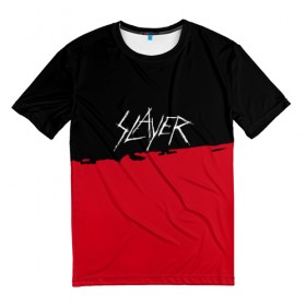 Мужская футболка 3D с принтом Slayer в Новосибирске, 100% полиэфир | прямой крой, круглый вырез горловины, длина до линии бедер | slayer | группа | гэри холт | керри кинг | метал | музыка | пентаграмма | песни | пол бостаф | рок | слаер | слайер | слеар | слеер | слейр | слеяр | том арайа | трэш | тяжелый | хеви