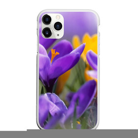 Чехол для iPhone 11 Pro матовый с принтом Фиолетовые цветы в Новосибирске, Силикон |  | бабушке | девочке | девушке | дочке | желтые цветы | женщине | маме | подруге | природа | розовые цветы | розы | сестре | теще | тюльпаны | цветы