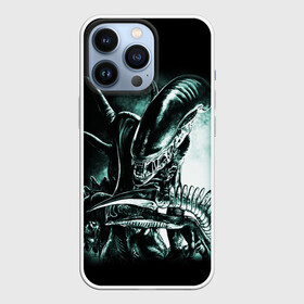 Чехол для iPhone 13 Pro с принтом Чужой в Новосибирске,  |  | alien | aliens | xenomorph | ксеноморф | монстры | ужасы | чужие | чужой
