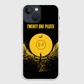 Чехол для iPhone 13 mini с принтом TWENTY ONE PILOTS в Новосибирске,  |  | 21 | blurryface | one | pilots | trench | twenty | ван | дан | джозеф | джош | пайлотс | пилотс | рок | тайлер | твенти