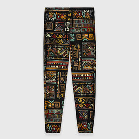 Женские брюки 3D с принтом Этнический орнамент в Новосибирске, полиэстер 100% | прямой крой, два кармана без застежек по бокам, с мягкой трикотажной резинкой на поясе и по низу штанин. В поясе для дополнительного комфорта — широкие завязки | abstraction | art | bla | carpet | ethnic | grid | ornament | pattern | абстракция | геометрический | графика | знаки | иллюстрация | искусство | картинка | ковёр | мода | образы | орнамент | рисунок | сетка | символы | солнце