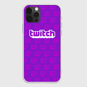 Чехол для iPhone 12 Pro Max с принтом Twitch в Новосибирске, Силикон |  | game | gamer | logo | twitch | twitties | игры | логотип | надписи | стрим | твитч | текстура