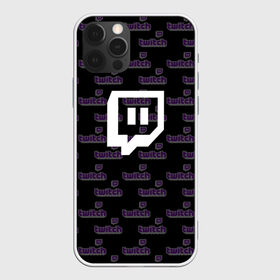 Чехол для iPhone 12 Pro Max с принтом Twitch в Новосибирске, Силикон |  | game | gamer | logo | twitch | twitties | игры | логотип | стрим | твитч