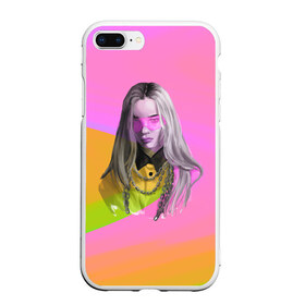 Чехол для iPhone 7Plus/8 Plus матовый с принтом Billie Eilish в Новосибирске, Силикон | Область печати: задняя сторона чехла, без боковых панелей | billie eilish | lovely | music | ocean eyes | pop | билли айлиш | девушка | музыка | океан | поп | эйлиш | элиш