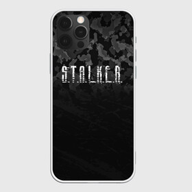 Чехол для iPhone 12 Pro с принтом S.T.A.L.K.E.R. в Новосибирске, силикон | область печати: задняя сторона чехла, без боковых панелей | anomaly | bandit | chernobyl | logo | pripyat | shadow of chernobyl | stalker | stalker 2 | zone | аномалия | бандиты | зона | лого | меченый | припять | сталкер | сталкер 2 | тени чернобыля | чернобыль | чистое небо