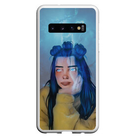 Чехол для Samsung Galaxy S10 с принтом Universe Billie в Новосибирске, Силикон | Область печати: задняя сторона чехла, без боковых панелей | billie eilish | lovely | music | ocean eyes | pop | билли айлиш | девушка | музыка | океан | поп | эйлиш | элиш