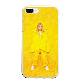 Чехол для iPhone 7Plus/8 Plus матовый с принтом Yellow Billie в Новосибирске, Силикон | Область печати: задняя сторона чехла, без боковых панелей | billie eilish | lovely | music | ocean eyes | pop | билли айлиш | девушка | музыка | океан | поп | эйлиш | элиш