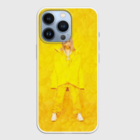 Чехол для iPhone 13 Pro с принтом Yellow Billie в Новосибирске,  |  | billie eilish | lovely | music | ocean eyes | pop | билли айлиш | девушка | музыка | океан | поп | эйлиш | элиш