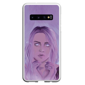 Чехол для Samsung Galaxy S10 с принтом Billie Eilish Heart в Новосибирске, Силикон | Область печати: задняя сторона чехла, без боковых панелей | billie eilish | lovely | music | ocean eyes | pop | билли айлиш | девушка | музыка | океан | поп | эйлиш | элиш