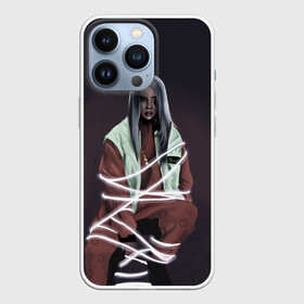 Чехол для iPhone 13 Pro с принтом Spider Queen в Новосибирске,  |  | billie eilish | lovely | music | ocean eyes | pop | билли айлиш | девушка | музыка | океан | поп | эйлиш | элиш