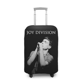 Чехол для чемодана 3D с принтом Joy Division в Новосибирске, 86% полиэфир, 14% спандекс | двустороннее нанесение принта, прорези для ручек и колес | ian curtis | joy division | joy division unknown pleasures | love will tear us apart | группы | иэн кёртис | пост панк | рок