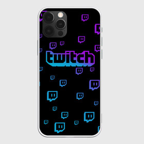 Чехол для iPhone 12 Pro Max с принтом Twitch (gradient) в Новосибирске, Силикон |  | видеоигры | видеостриминг | киберспорт | стрим | трансляции | турниры