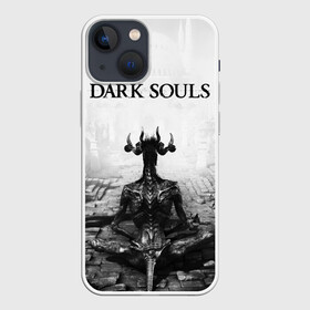 Чехол для iPhone 13 mini с принтом Dark Souls в Новосибирске,  |  | dark souls | games | praise the sun | игры | компьютерные игры | рыцарь | тёмные души