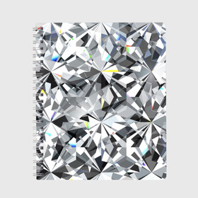 Тетрадь с принтом Бриллиантовое мерцание в Новосибирске, 100% бумага | 48 листов, плотность листов — 60 г/м2, плотность картонной обложки — 250 г/м2. Листы скреплены сбоку удобной пружинной спиралью. Уголки страниц и обложки скругленные. Цвет линий — светло-серый
 | diamond | facets | glitter | highlights | precious | shimmer | sto | абстракция | блеск | блики | бриллиантовое | геометрический | грани | графика | драгоценный | иллюстрация | искусство | камень | картинка | мерцание | мода