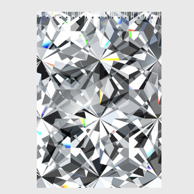 Скетчбук с принтом Бриллиантовое мерцание в Новосибирске, 100% бумага
 | 48 листов, плотность листов — 100 г/м2, плотность картонной обложки — 250 г/м2. Листы скреплены сверху удобной пружинной спиралью | diamond | facets | glitter | highlights | precious | shimmer | sto | абстракция | блеск | блики | бриллиантовое | геометрический | грани | графика | драгоценный | иллюстрация | искусство | камень | картинка | мерцание | мода