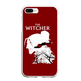 Чехол для iPhone 7Plus/8 Plus матовый с принтом The Witcher в Новосибирске, Силикон | Область печати: задняя сторона чехла, без боковых панелей | wild hunt | арбалет | ведьмак 3 | геральт | дикая | магия | охота | сказка | сфера | фэнтези | цири