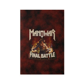 Обложка для паспорта матовая кожа с принтом ManowaR final battle в Новосибирске, натуральная матовая кожа | размер 19,3 х 13,7 см; прозрачные пластиковые крепления | Тематика изображения на принте: adams | demaio | eric | heavy | joey | metal | true | viking | адамс | викинг метал | димайо | метал | мифология | скандинавская | тяжёлый | хамзи | хеви метал