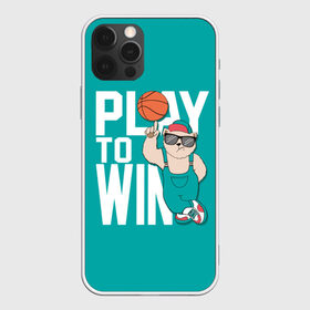 Чехол для iPhone 12 Pro Max с принтом Play to win в Новосибирске, Силикон |  | баскетбол | баскетбольный | бейсболка | графика | животное | зелёный | играй | иллюстрация | картинка | комбинезон | кот | кроссовки | крутит | мода | мяч | на пальце | надпись | очки | победы | ради