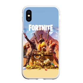 Чехол для iPhone XS Max матовый с принтом FORTNITE 8 СЕЗОН в Новосибирске, Силикон | Область печати: задняя сторона чехла, без боковых панелей | 8 | battle | fort | fortnite | royale | season | банан | битва | блёстка | гибрид | горгона | искра | королевская | новый | пираты | последний | сезон | форт | фортнайт