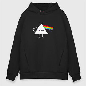 Мужское худи Oversize хлопок с принтом Kawaii Pink Floyd в Новосибирске, френч-терри — 70% хлопок, 30% полиэстер. Мягкий теплый начес внутри —100% хлопок | боковые карманы, эластичные манжеты и нижняя кромка, капюшон на магнитной кнопке | anime | аниме | выстрел | лапочка | логотип | луч | милый | мимими | музыка | пистолет | прелесть | призма | радуга | рок | свет | треугольник