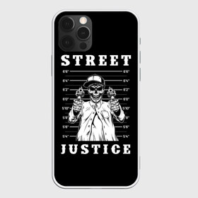 Чехол для iPhone 12 Pro Max с принтом Street justice в Новосибирске, Силикон |  | Тематика изображения на принте: justice | s | skeleton | skull | street | банда | бандана | бандит | бейсболка | графика | иллюстрация | картинка | мода | надпись | оружие | пистолеты | платок | револьверы | рисунок | символ | скелет | справедливость