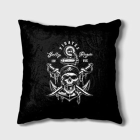 Подушка 3D с принтом Pirates в Новосибирске, наволочка – 100% полиэстер, наполнитель – холлофайбер (легкий наполнитель, не вызывает аллергию). | состоит из подушки и наволочки. Наволочка на молнии, легко снимается для стирки | b | pirates | robbers | sea | skull | бандана | веселый | графика | иллюстрация | канат | картинка | кости | логотип | мода | морские | надпись | оружие | пираты | платок | разбойники | рисунок | роджер | сабли | стиль
