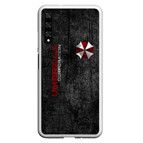 Чехол для Honor 20 с принтом Umbrella corporation в Новосибирске, Силикон | Область печати: задняя сторона чехла, без боковых панелей | biohazard | evil | project alice | r.p.d | resident | амбрелла | вирус g | вирус т | грандж | зомби | зонт | йовович | клэр | леон | милла | обитель зла | умбрелла | элис