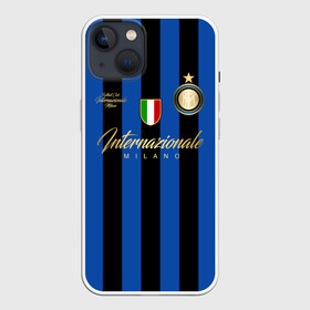 Чехол для iPhone 13 с принтом Интер Милан в Новосибирске,  |  | biscione | football club internazionale milano | inter | interista | internazionale | nerazzurri | змеи | интер | интер милан | интериста | интернационале | италия | серия а | форма | футбол | футболист | футбольная | футбольный клуб