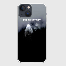 Чехол для iPhone 13 mini с принтом Pet Sematary в Новосибирске,  |  | louis creed | pet cemetery | pet sematary | stephen king | кладбище домашних животных | луис крид | стивен кинг | ужастик