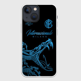 Чехол для iPhone 13 mini с принтом Интер Милан в Новосибирске,  |  | biscione | football club internazionale milano | inter | interista | internazionale | nerazzurri | змеи | интер | интер милан | интериста | интернационале | италия | серия а | форма | футбол | футболист | футбольная | футбольный клуб