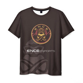 Мужская футболка 3D с принтом ence esports в Новосибирске, 100% полиэфир | прямой крой, круглый вырез горловины, длина до линии бедер | cs:go | cybersport | киберспорт | турнир | финляндия | фины