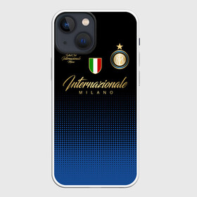 Чехол для iPhone 13 mini с принтом Интер Милан в Новосибирске,  |  | biscione | football club internazionale milano | inter | interista | internazionale | nerazzurri | змеи | интер | интер милан | интериста | интернационале | италия | серия а | форма | футбол | футболист | футбольная | футбольный клуб